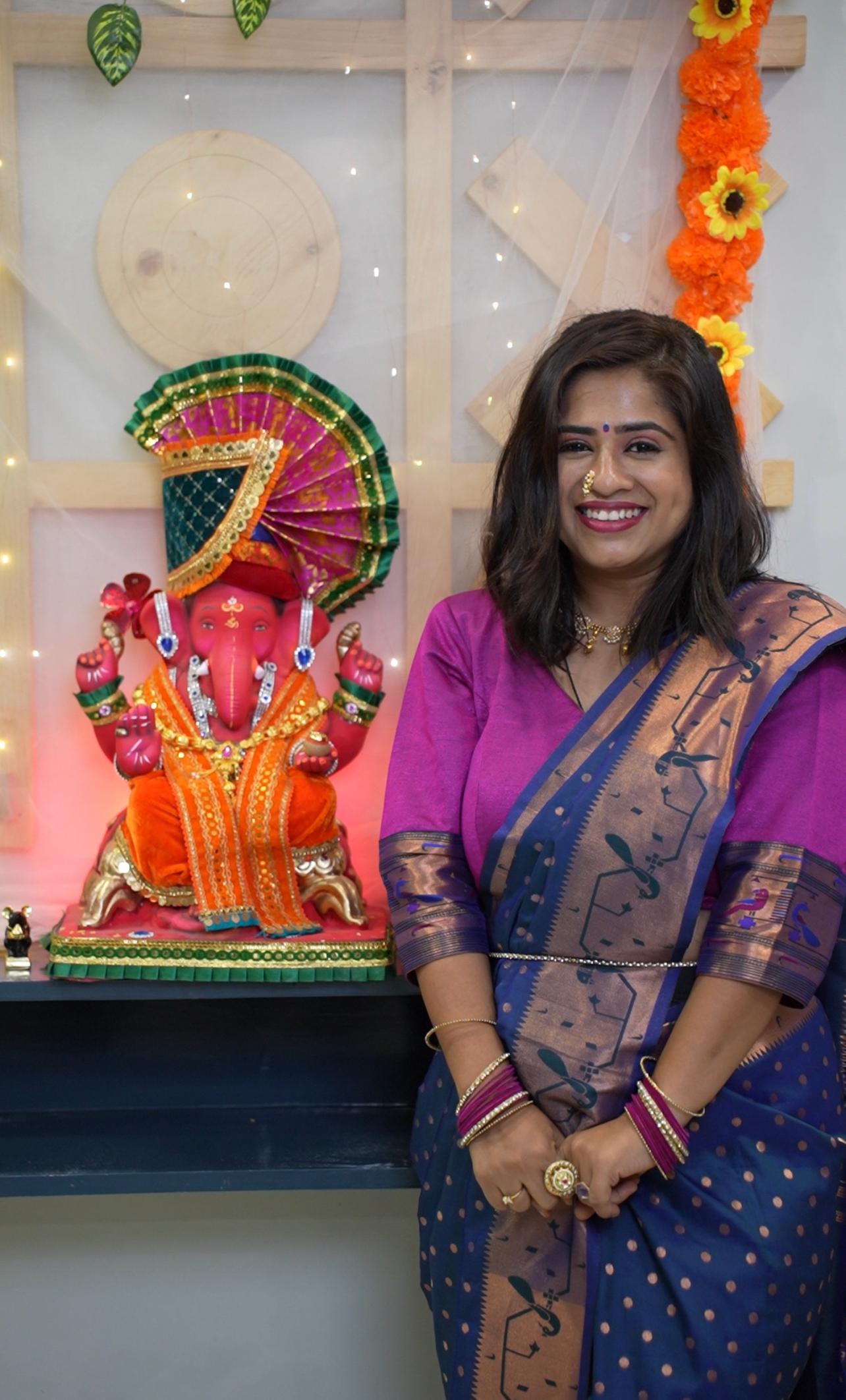 Shivani Kapila's Ganesh Chaturthi celebration was a beautiful family affair. 